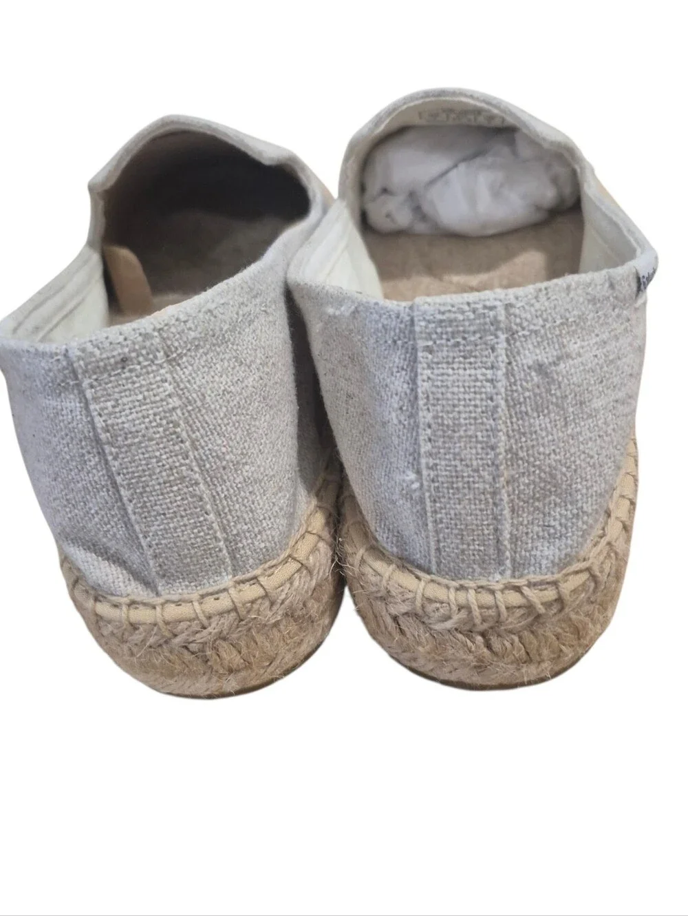 New Soludos Limoncello Espadrille Smoking Size 7 Loafer Shoes Tan Lemon